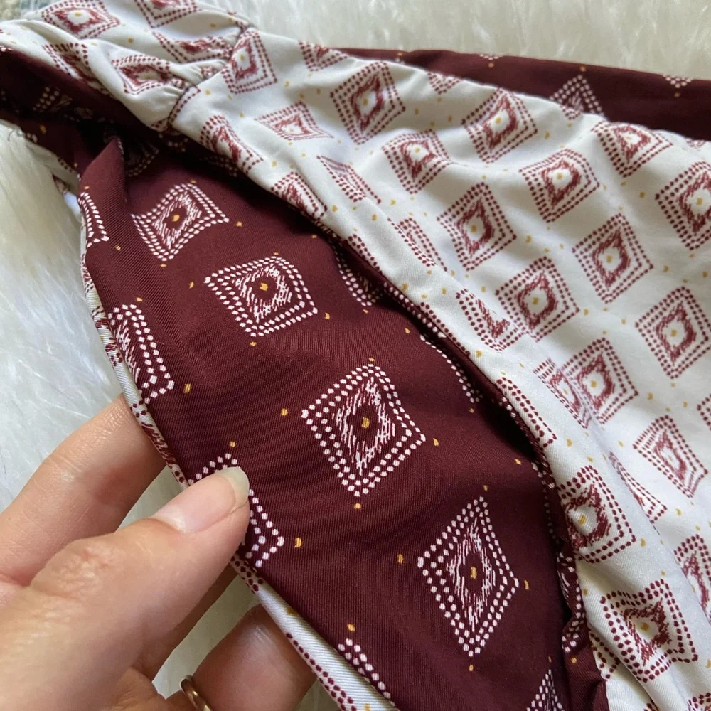 urban outfitters reversible bikini bottom boho vibes - Picture 4 of 14